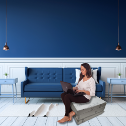 Natalia Spzoo colchón plegable 190 x 90 x 8 cm - BTR