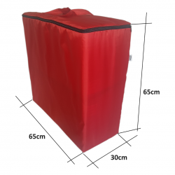 Bolsa protectora impermeable para colchón plegable 195x65x10 cm Rojo