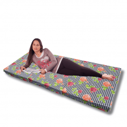 Natalia Spzoo Funda para colchón plegable 195x65x10 cm   - 008