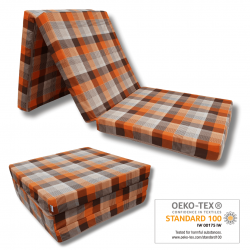 Natalia Spzoo Cama de invitados, colchón plegable 195 x 65 x 8 cm 004