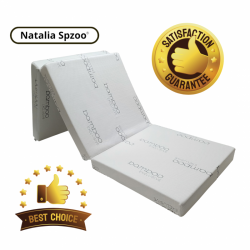 Natalia Spzoo Cama de invitados, colchón plegable 195 x 65 x 8 cm BTR