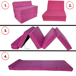 Natalia Spzoo colchón plegable 195x70x10 cm 1227