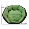 Cama para perros Nora - talla S - aranja-marrón