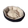 Cama para perros Nora - talla S - Negro y beige