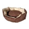 Cama para perros Nora - talla M - marrón-beige